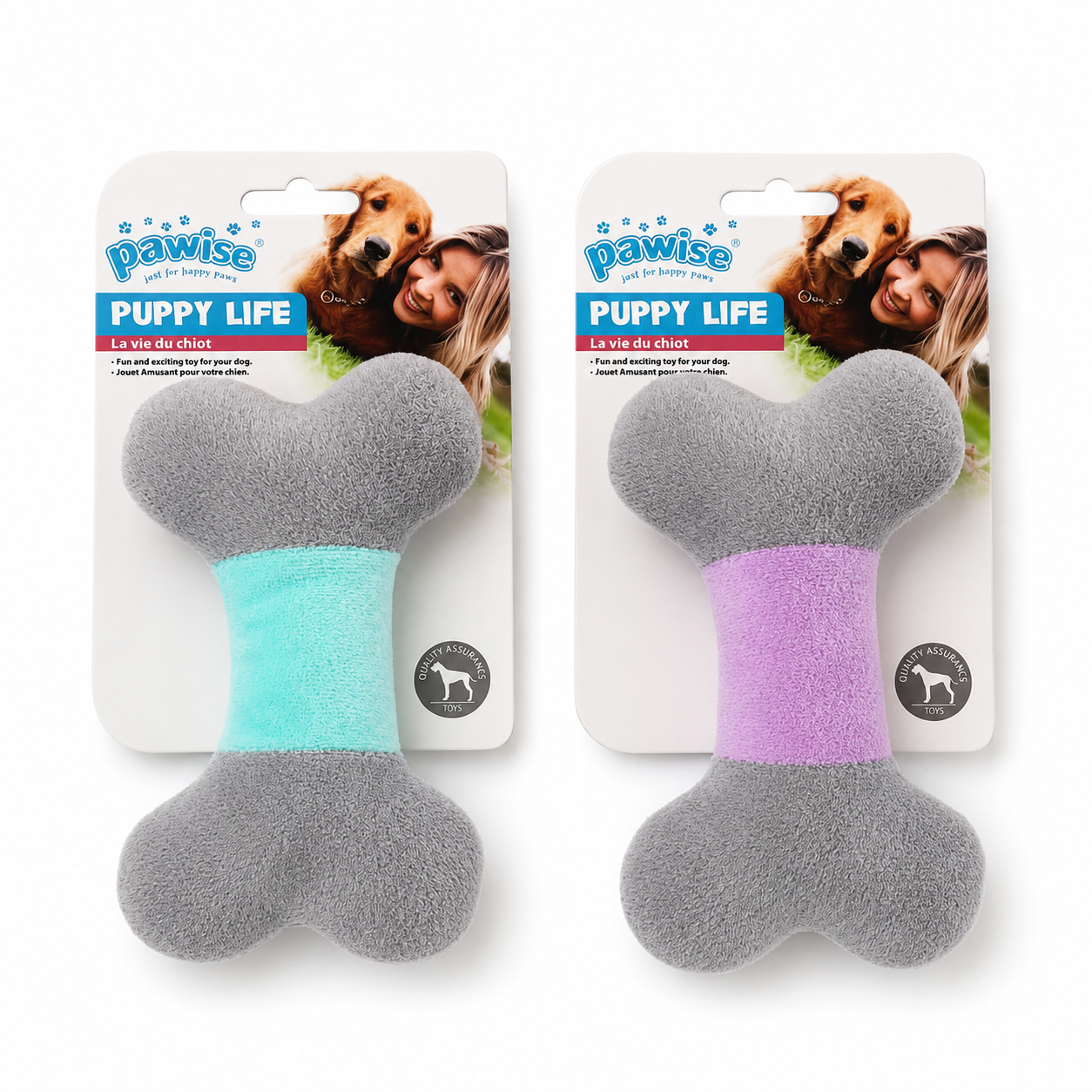 Hueso de peluche para cachorros
